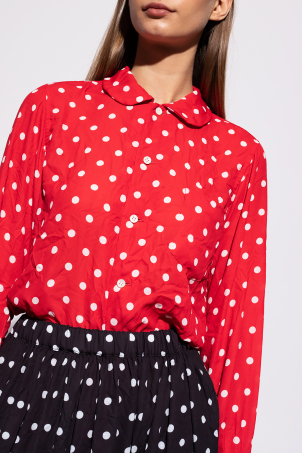 Comme des garcons polka dot sweater deals